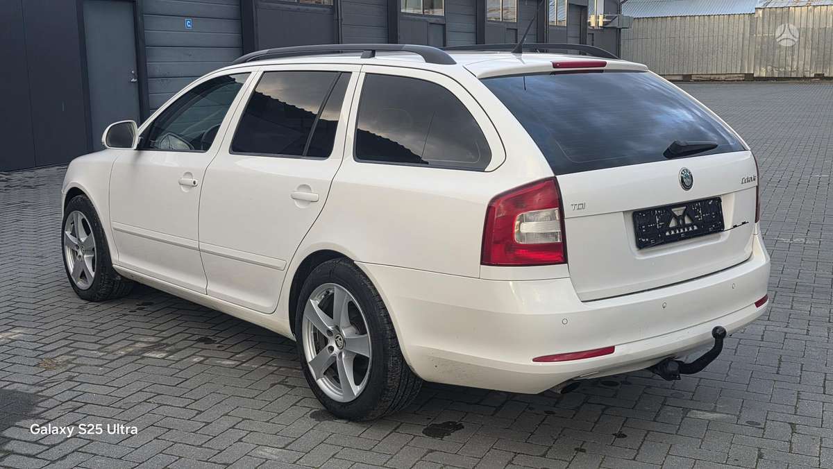 Skoda Octavia 2010 — rear view