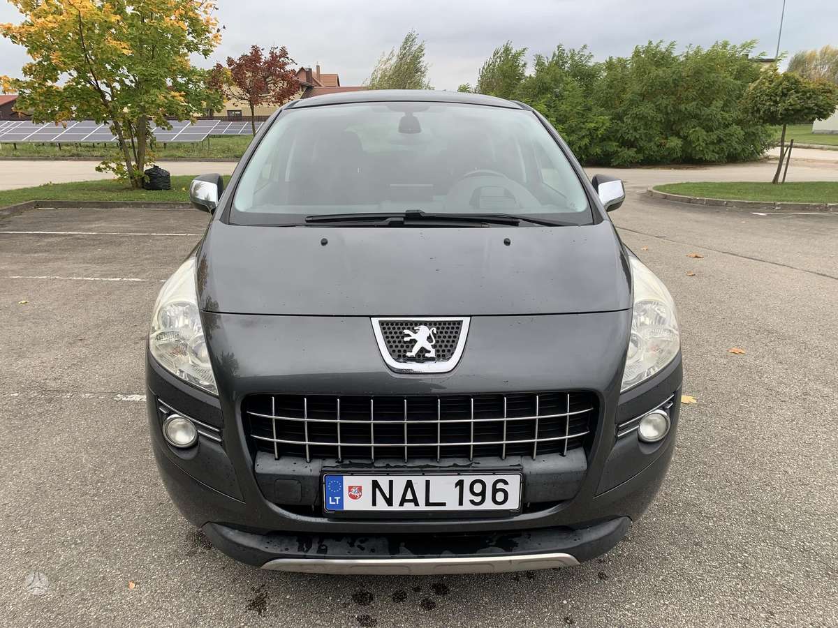 Peugeot 3008 2009 — вигляд ззаду