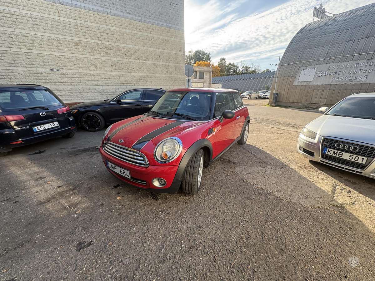 Mini Cooper 2008 — вигляд ззаду