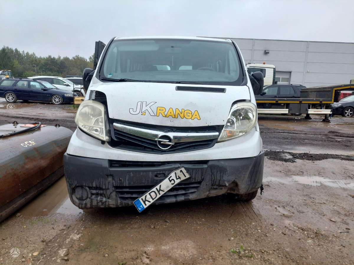 Opel Vivaro 2007 — вигляд ззаду