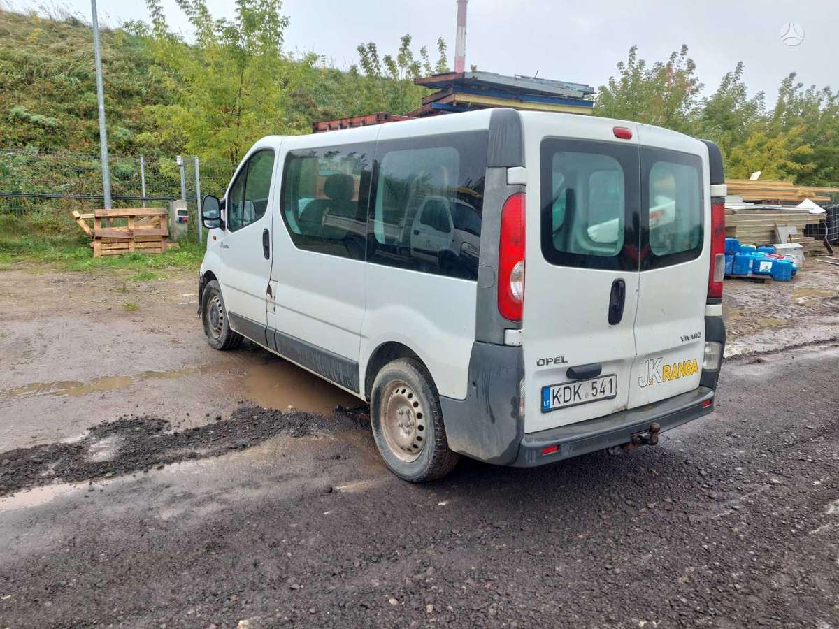Opel Vivaro 2007 — двигун 1995 cm³, 90 HP (66kW)