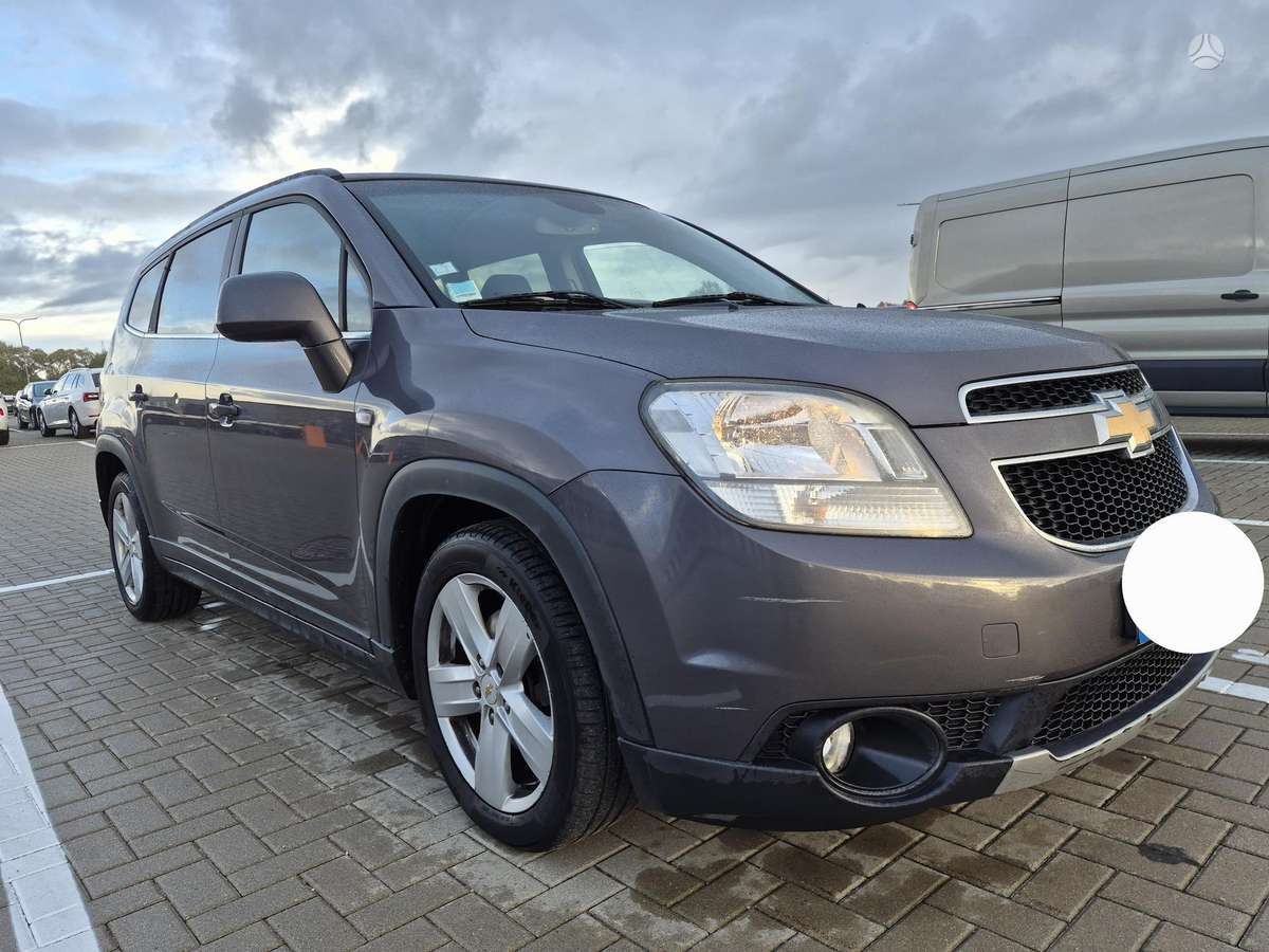 Chevrolet Orlando 2013 — engine 2000 cm³, 163 HP (120kW)