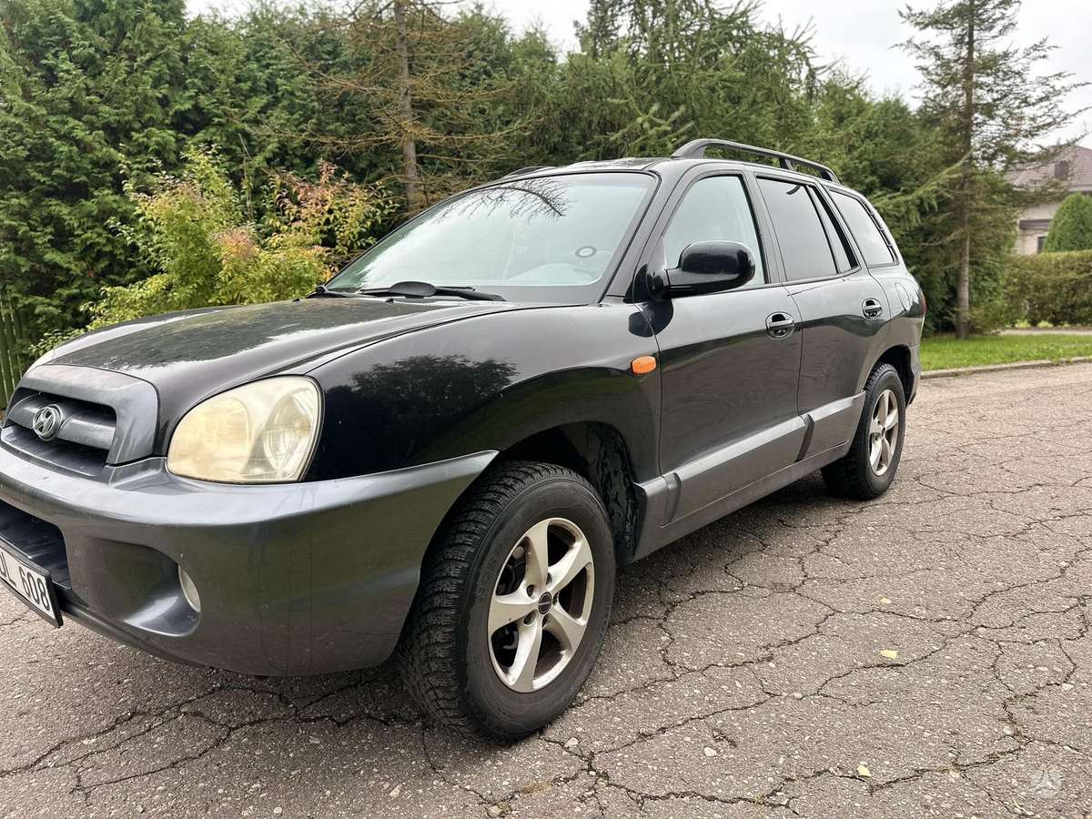 Hyundai Santa 2006 — вигляд ззаду