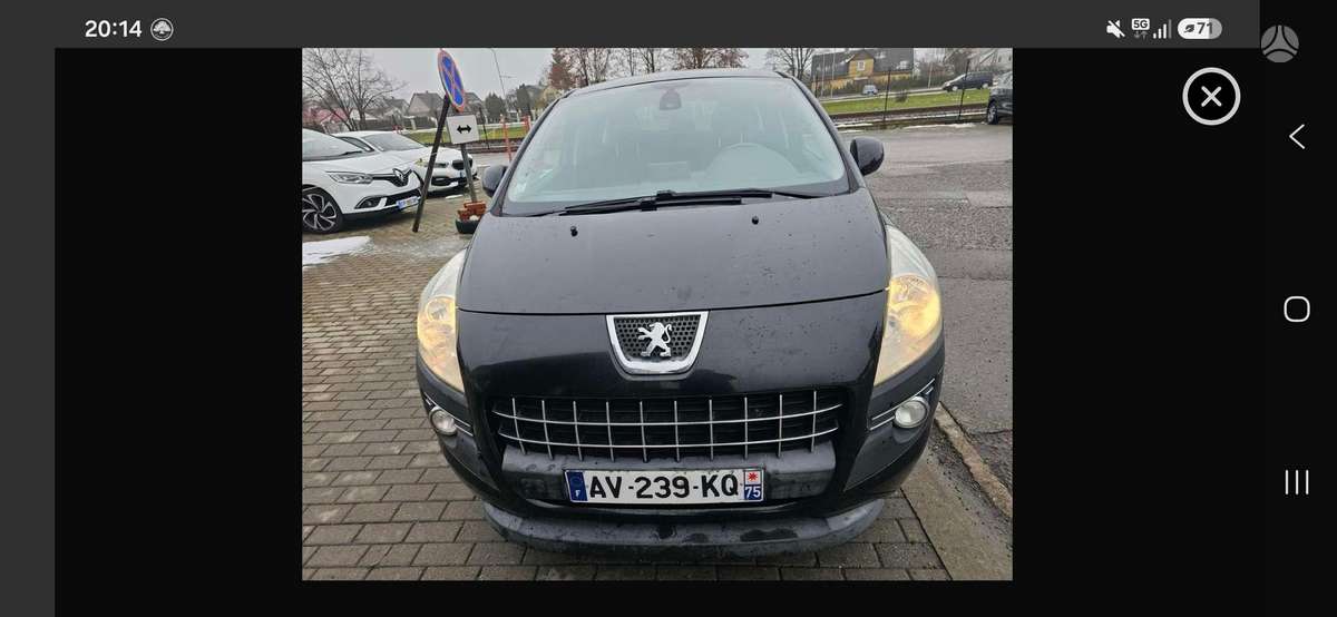 Peugeot 3008 2010 — engine 2000 cm³, 150 HP (110kW)