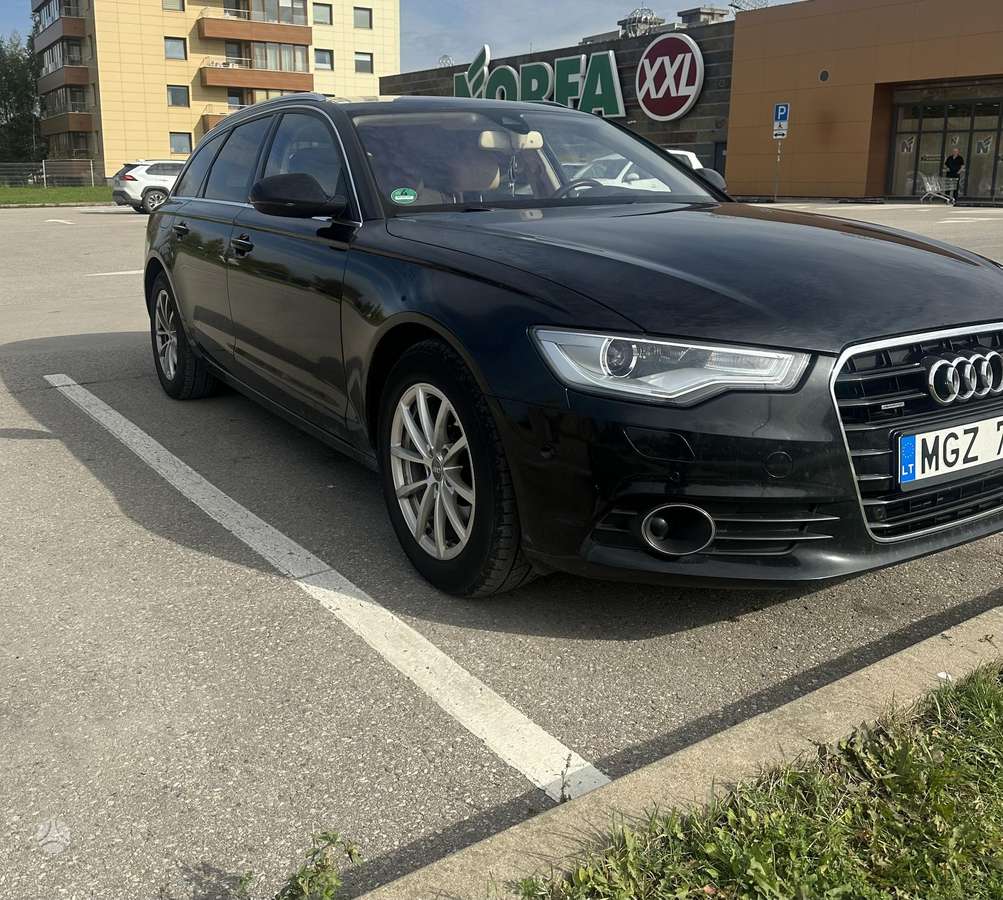 Audi A6 2012 — rear view