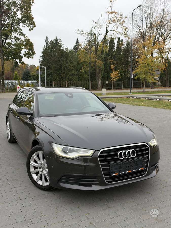 Audi A6 2014 — rear view