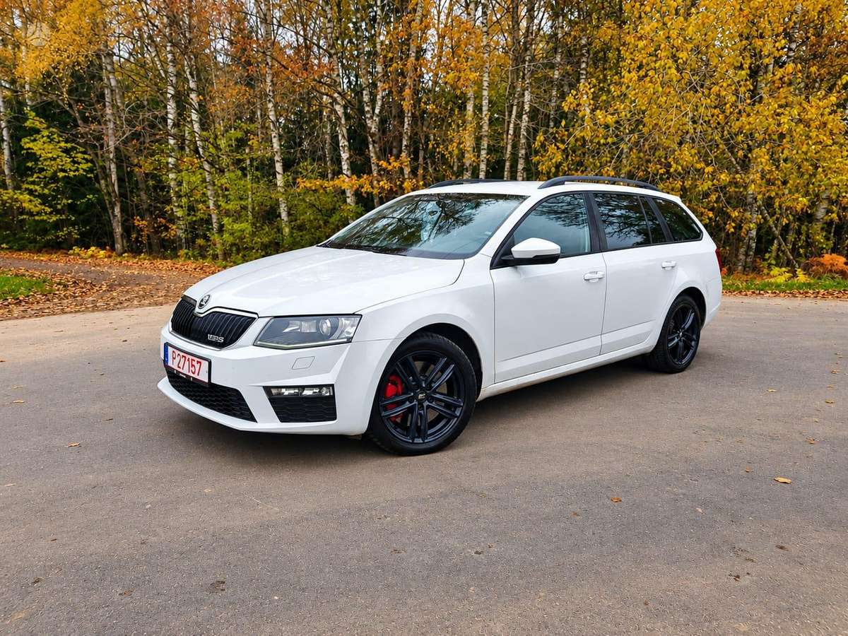 Skoda Octavia 2015 — rear view