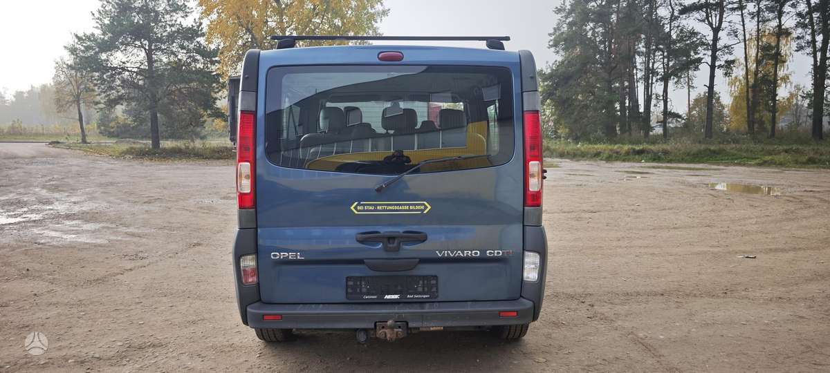 Opel Vivaro 2008 — engine 1995 cm³, 114 HP (84kW)