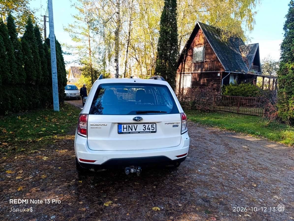 Subaru Forester 2012 — engine 1998 cm³, 147 HP (108kW)