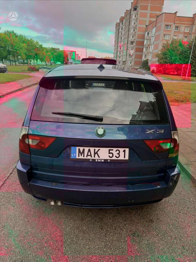 BMW X3 2004 — rear view