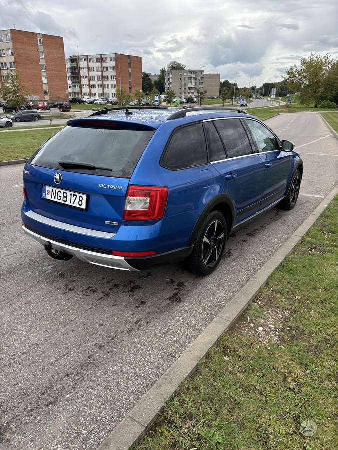 Skoda Octavia 2015 — rear view