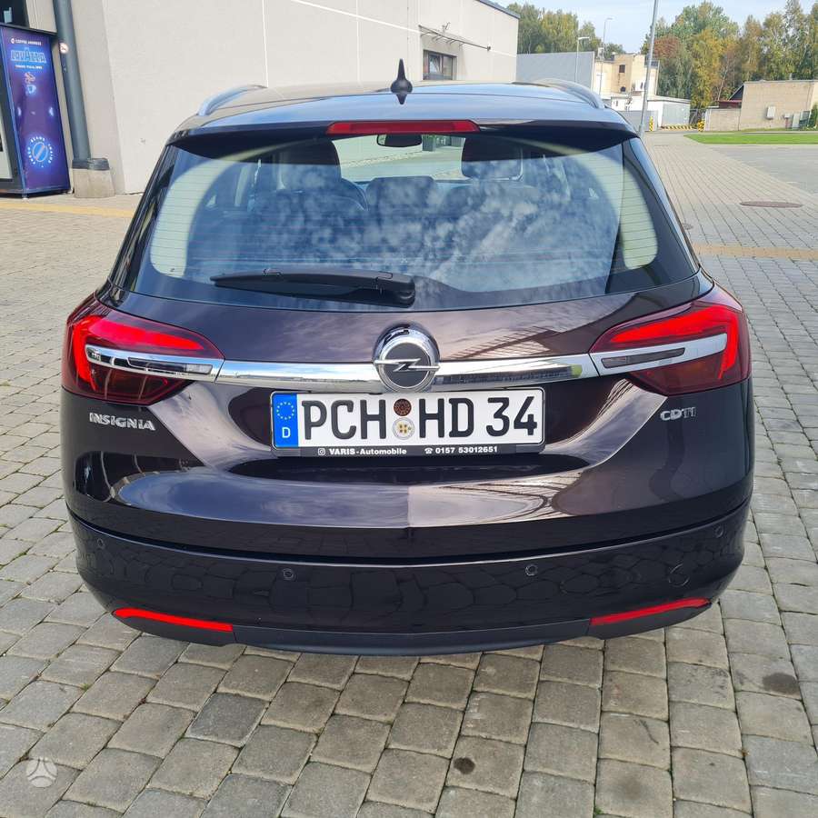 Opel Insignia 2014 — engine 2000 cm³, 163 HP (120kW)