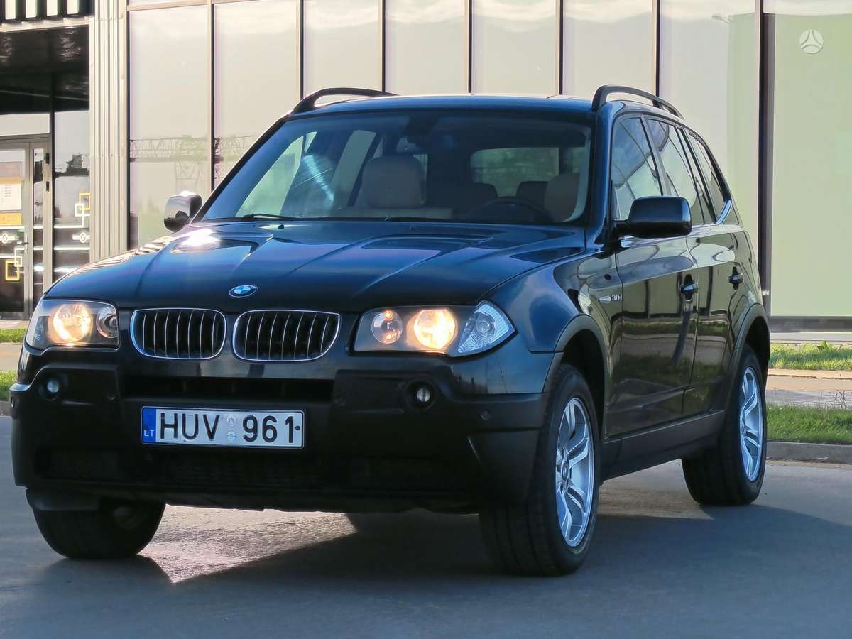BMW X3 2007 — rear view