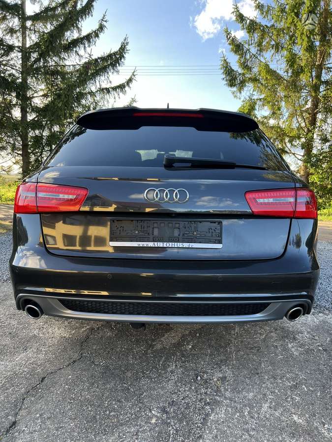 Audi A6 2014 — rear view