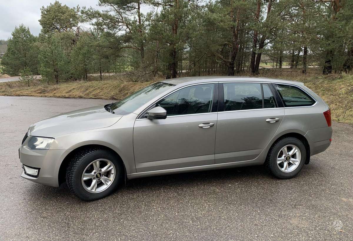 Skoda Octavia 2015 — rear view