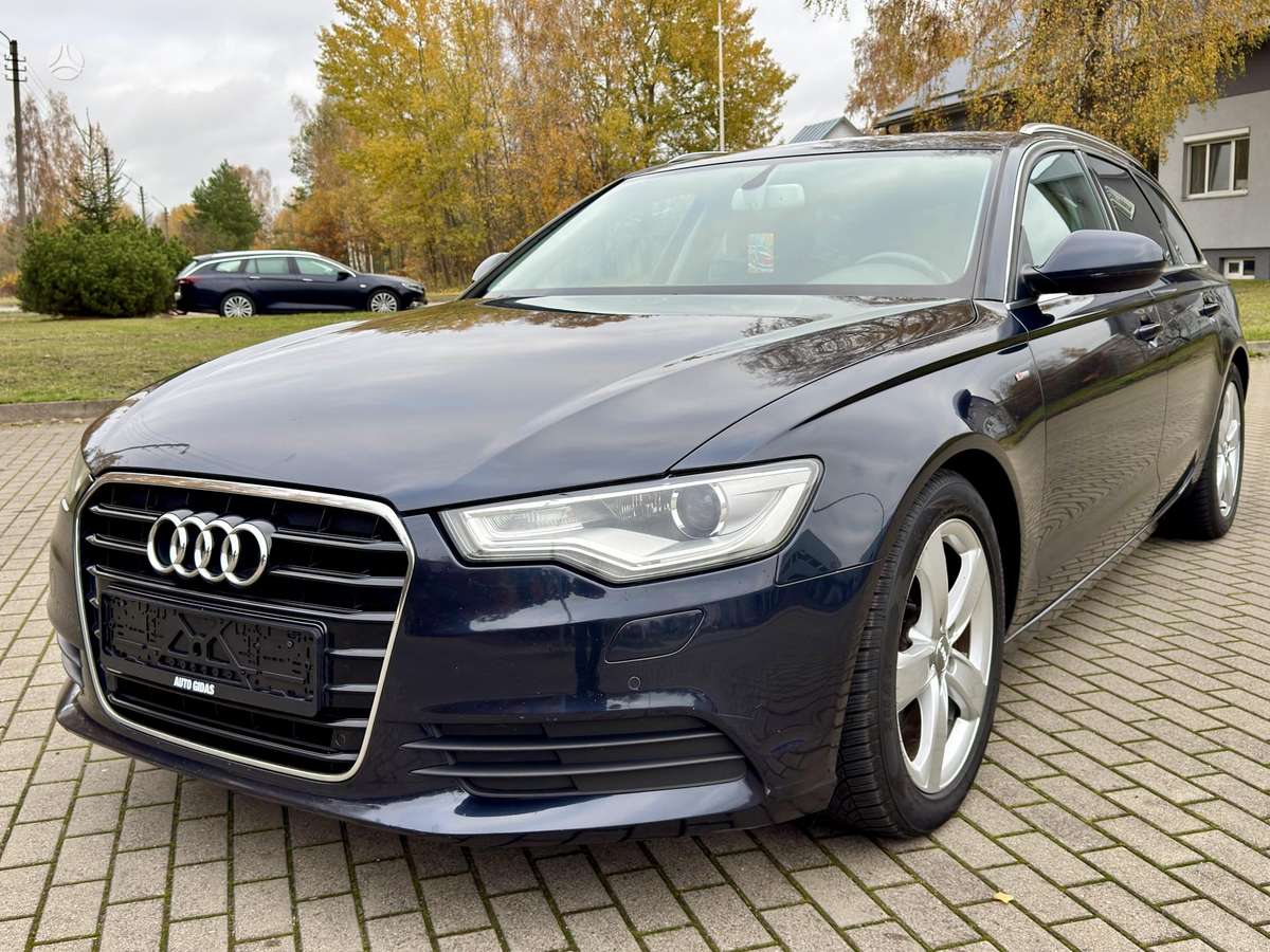 Audi A6 2012 — rear view