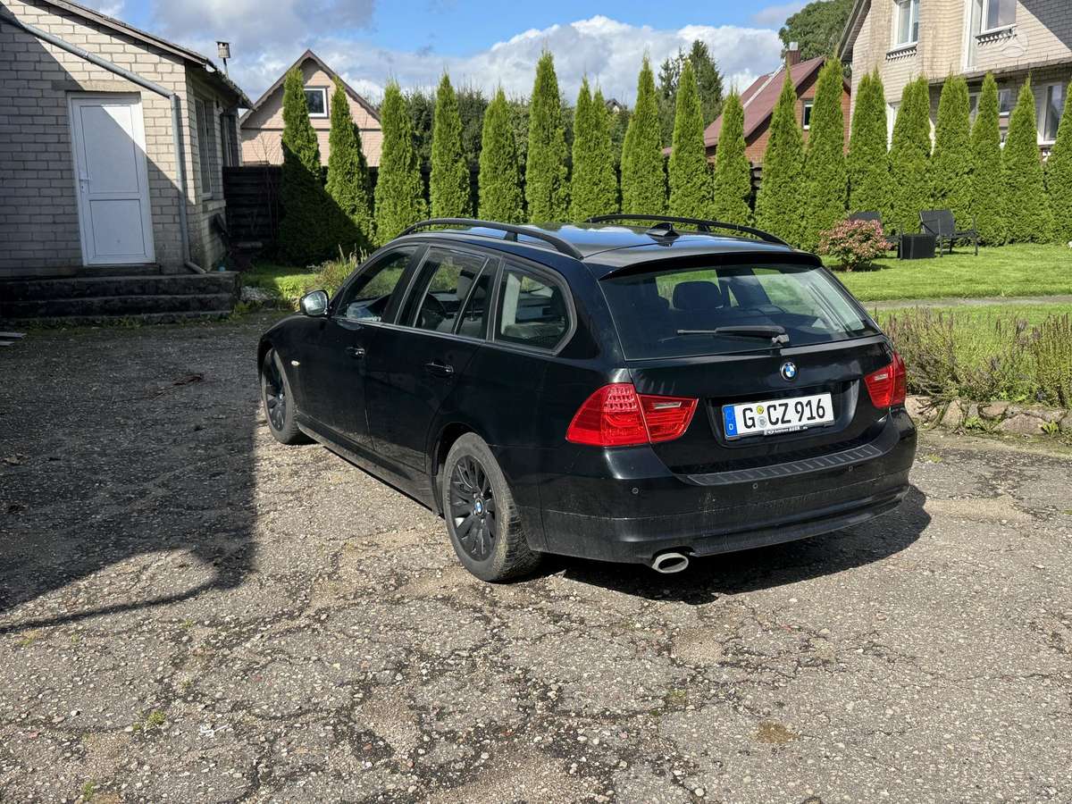 BMW 320 2009 — вигляд ззаду