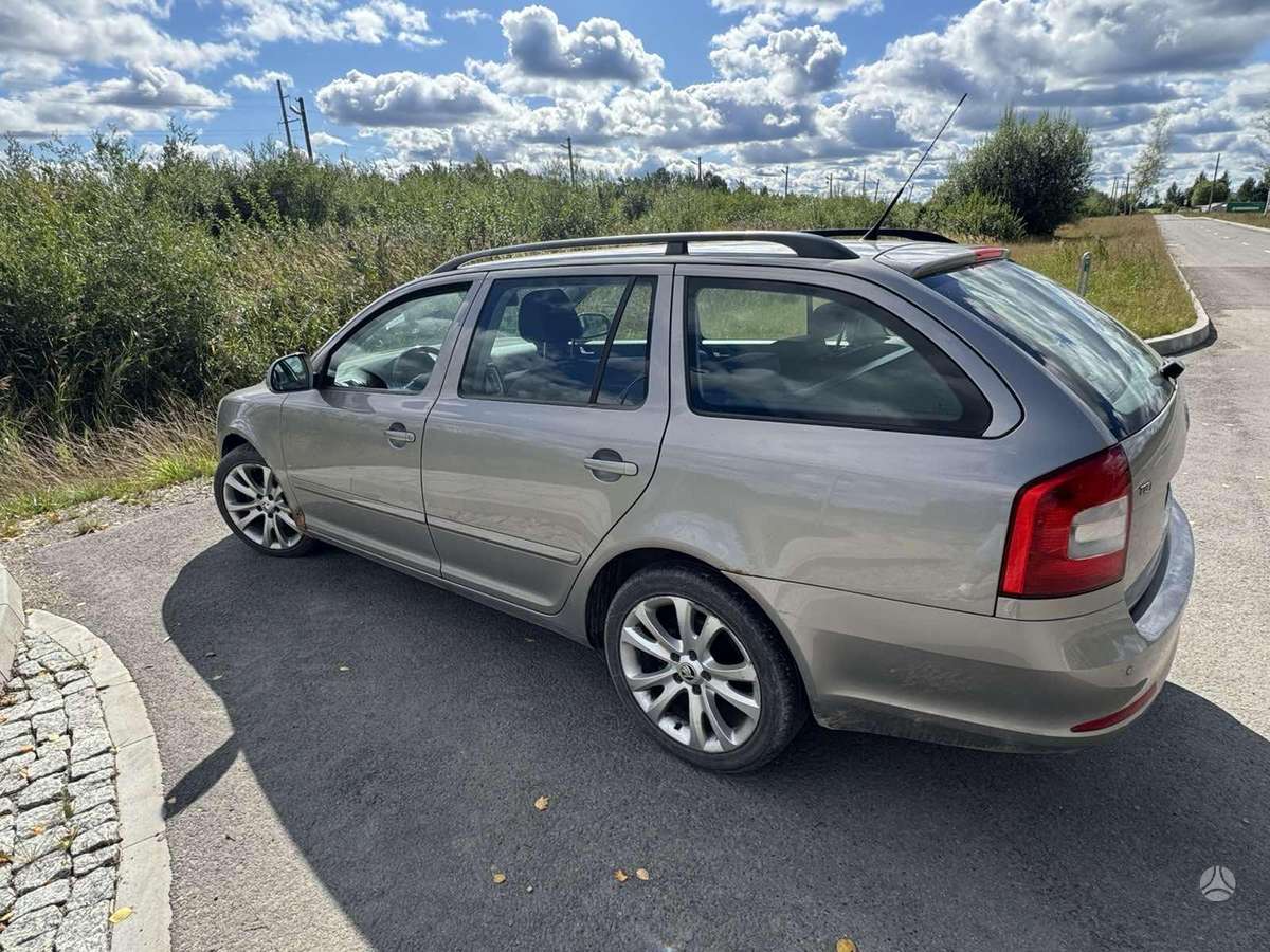 Skoda Octavia 2010 — вигляд ззаду