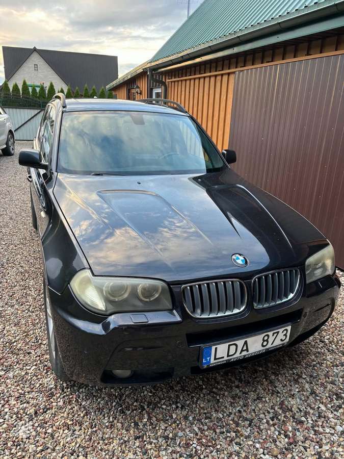 BMW X3 2007 — вигляд ззаду