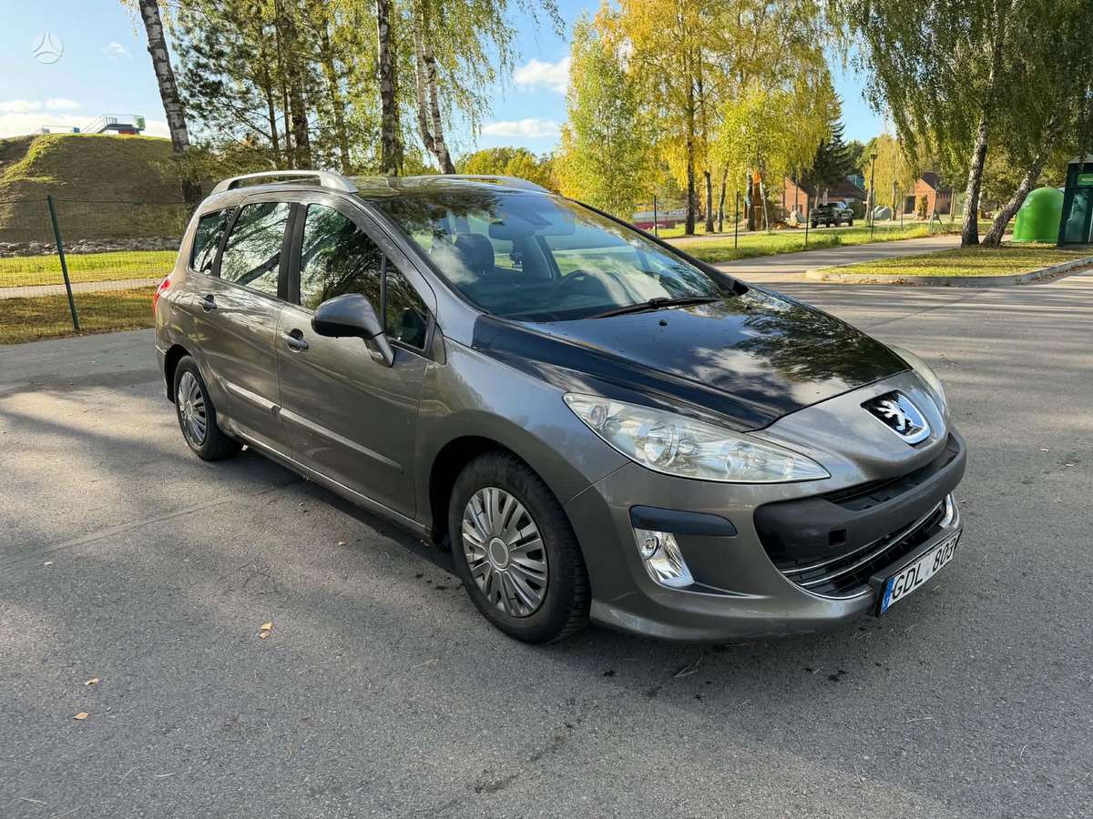 Peugeot 308 2009 — вигляд ззаду