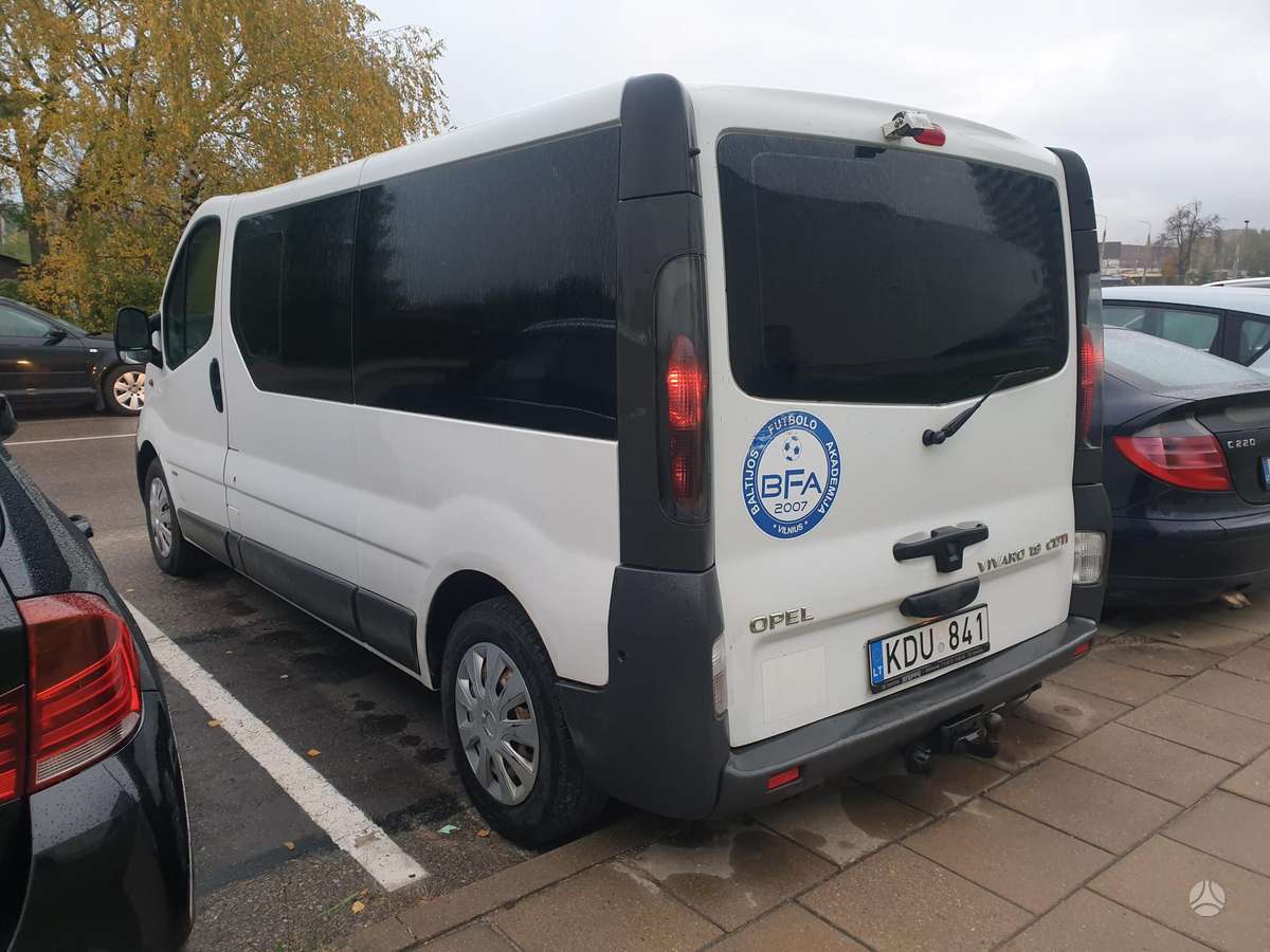 Opel Vivaro 2006 — двигун 1870 cm³, 101 HP (74kW)