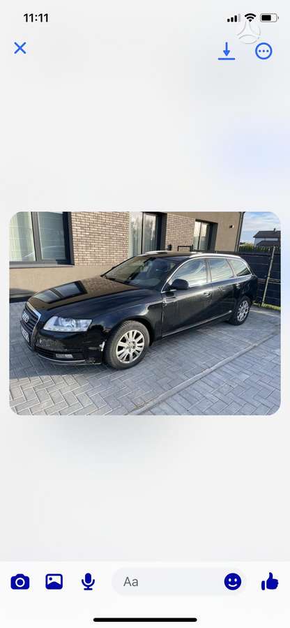 Audi A6 2009 — салон