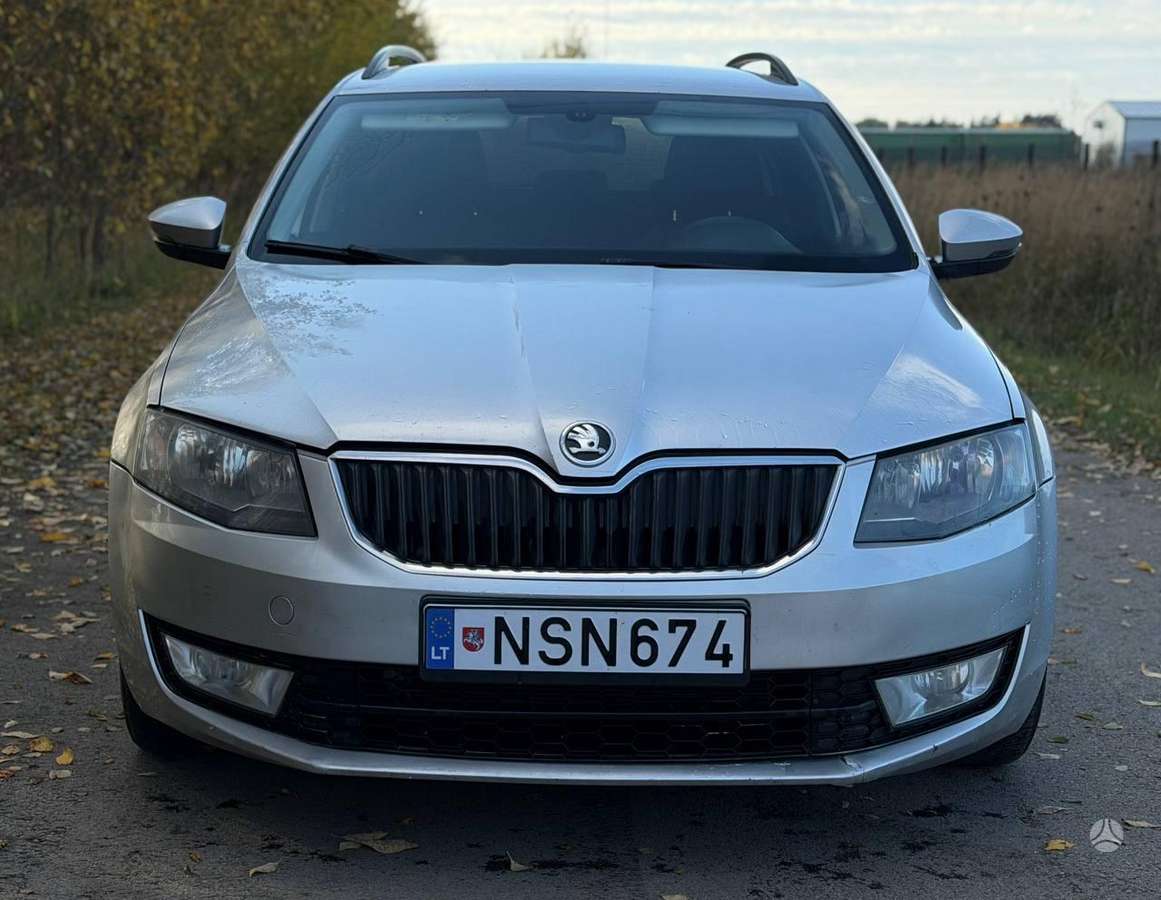 Skoda Octavia 2014 — rear view