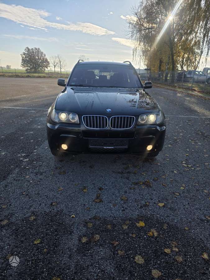 BMW X3 2008 — rear view