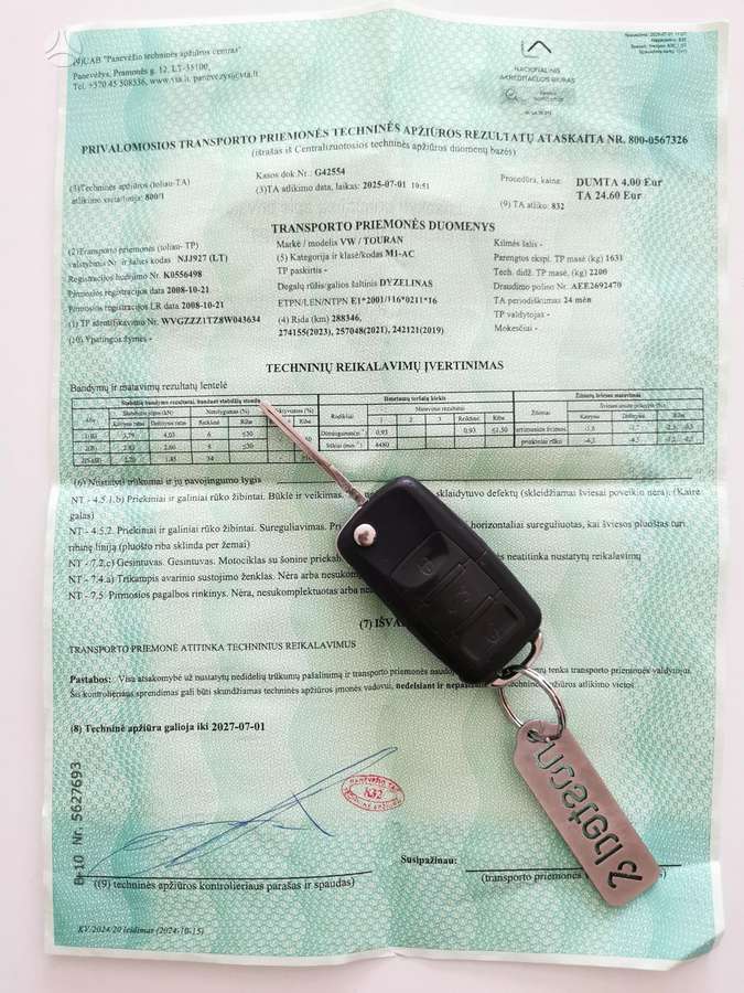Volkswagen Touran 2008 — photo 34
