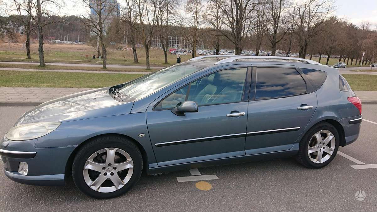 Peugeot 407 2006 — вигляд ззаду