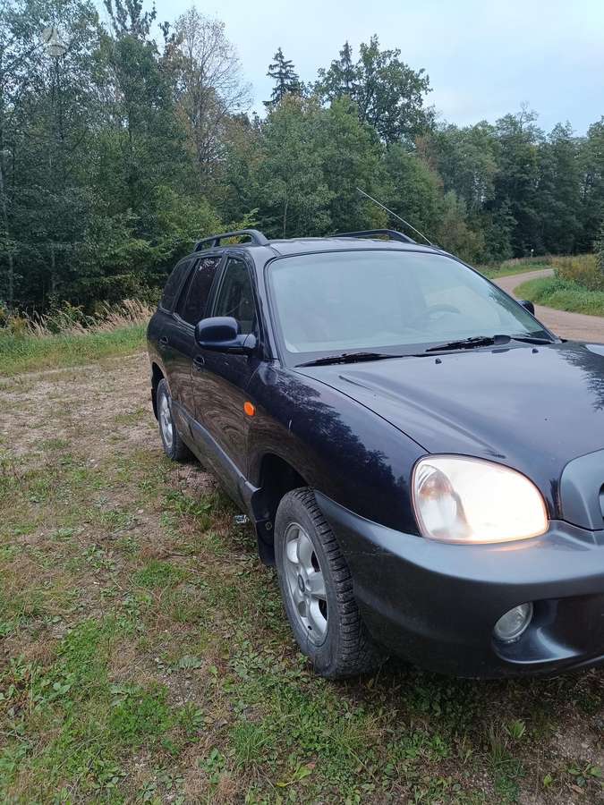 Hyundai Santa 2006 — вигляд ззаду