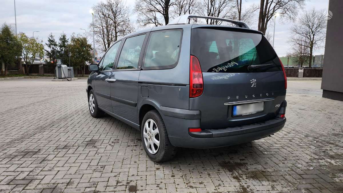 Peugeot 807 2006 — interior