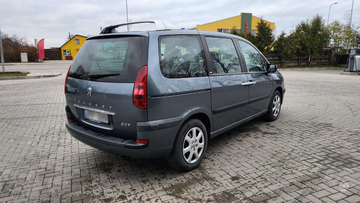 Peugeot 807 2006 — engine 2179 cm³, 128 HP (94kW)