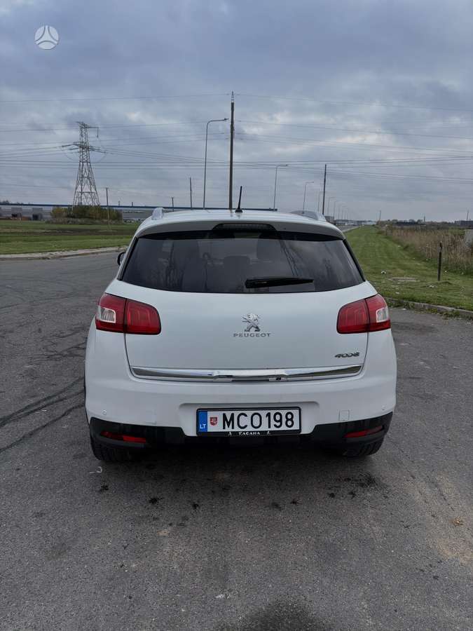Peugeot 4008 2013 — engine 1600 cm³, 114 HP (84kW)