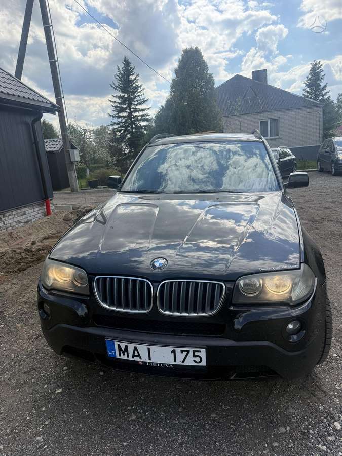 BMW X3 2007 — вигляд ззаду