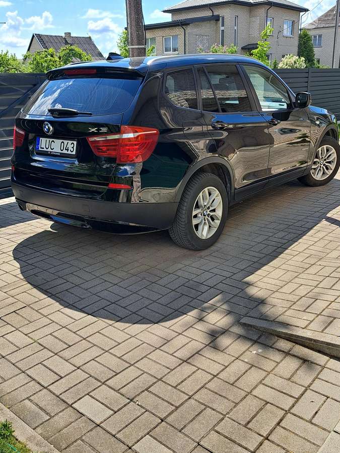 BMW X3 2013 — rear view