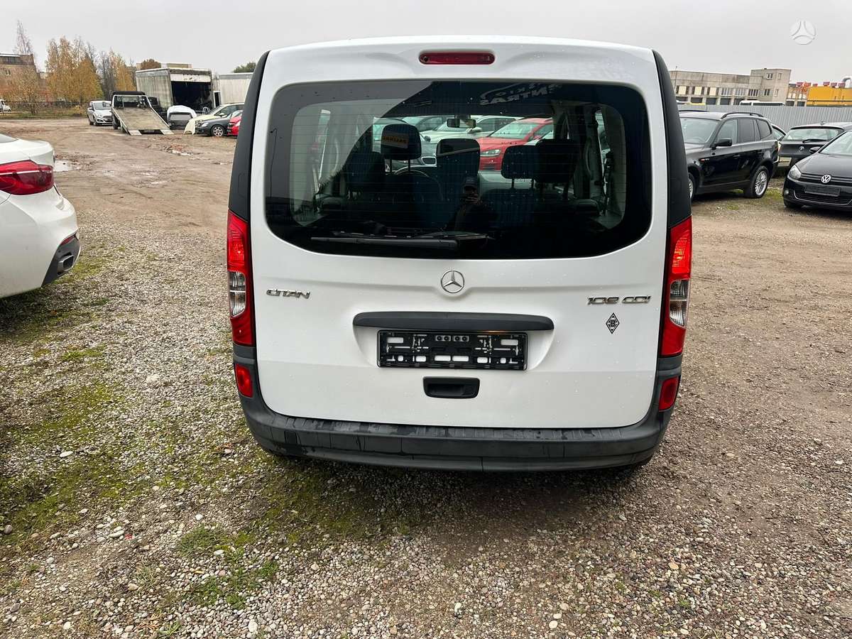 Mercedes-Benz Citan 2015 — engine 1461 cm³, 90 HP (66kW)
