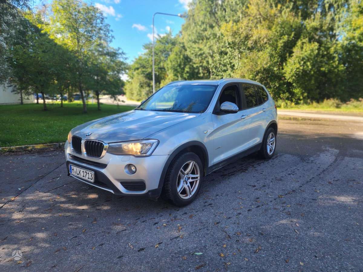 BMW X3 2014 — rear view