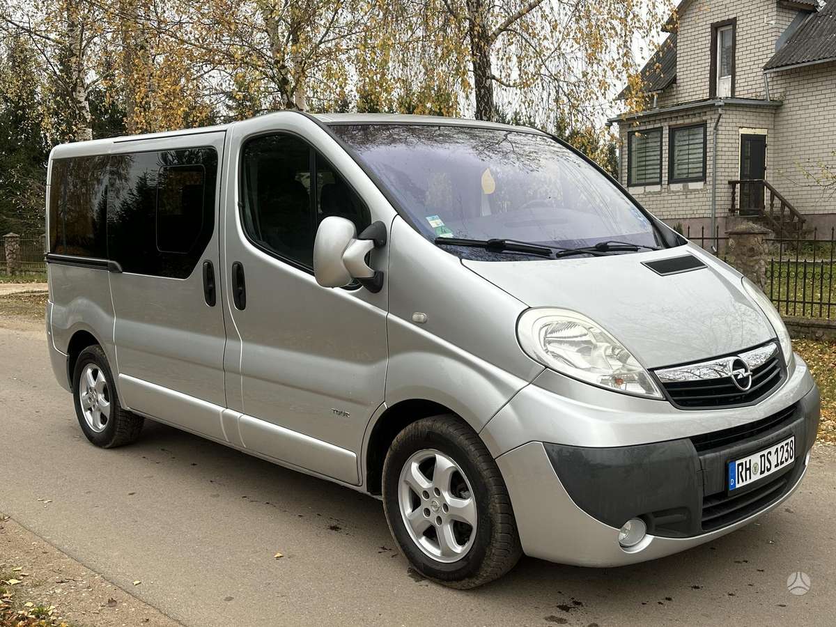 Opel Vivaro 2009 — rear view