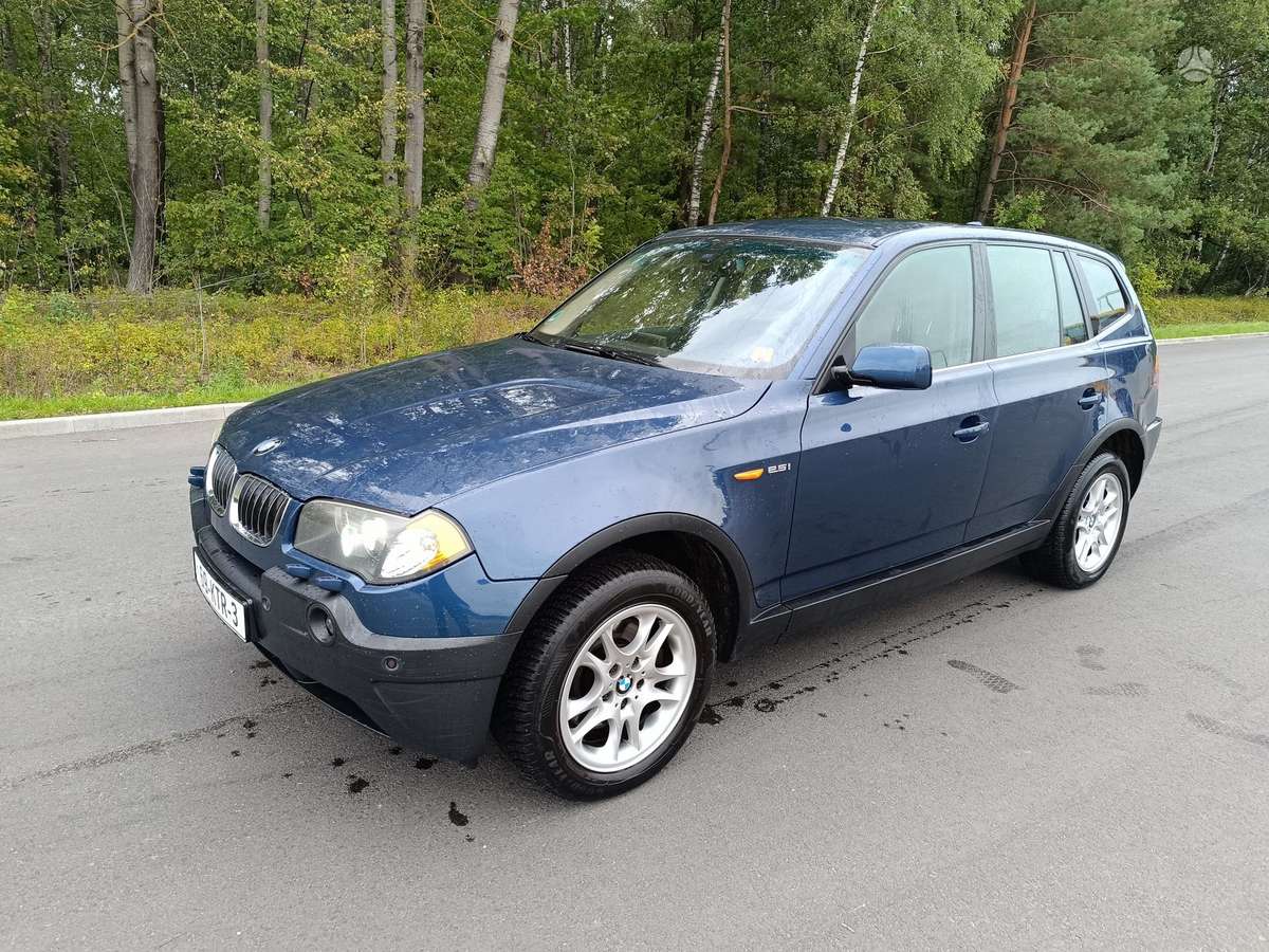 BMW X3 2006 — interior