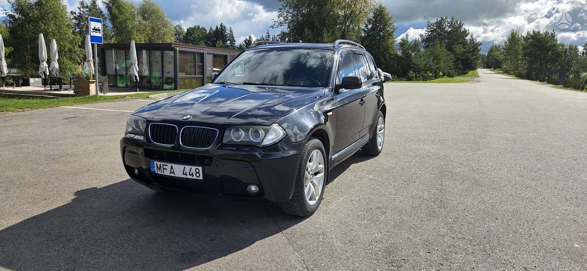BMW X3 2007 — rear view