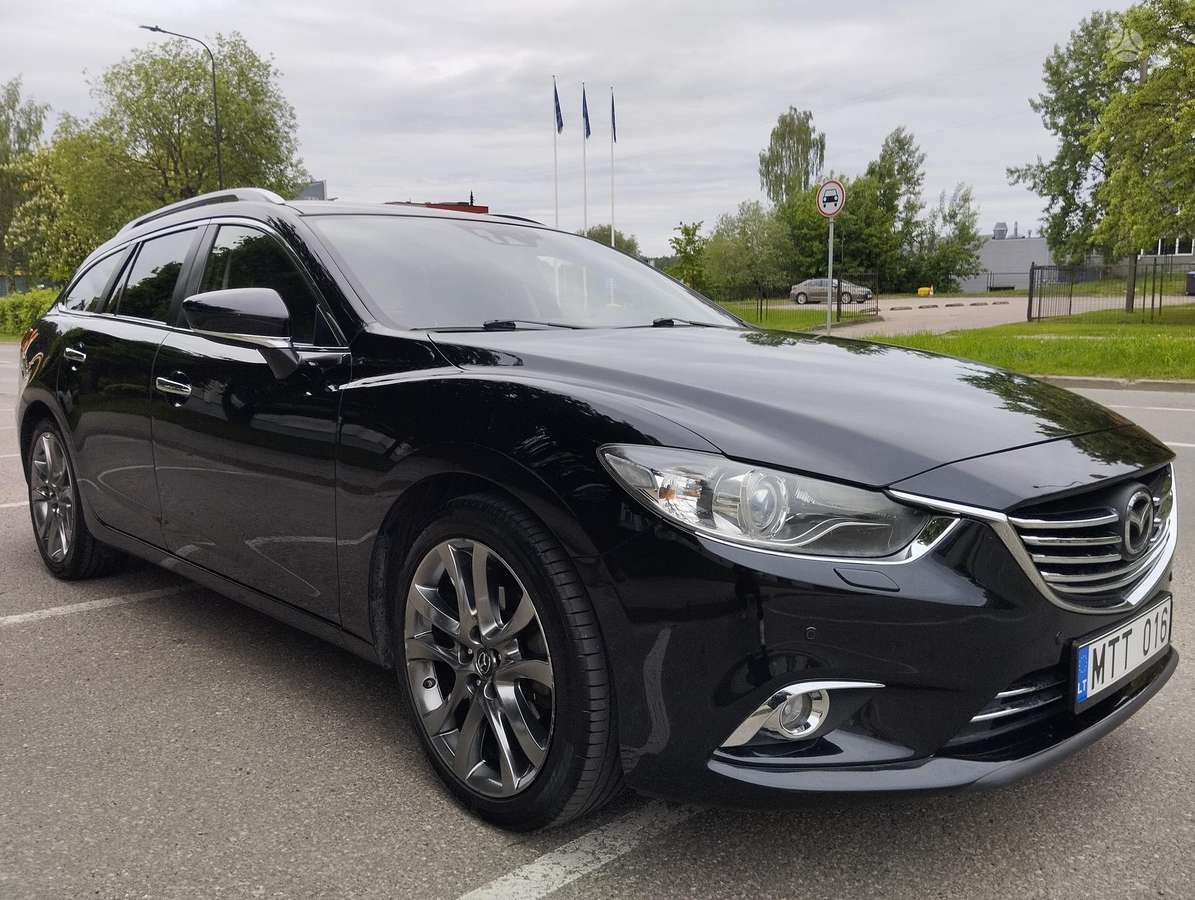 Mazda 6 2014 — rear view