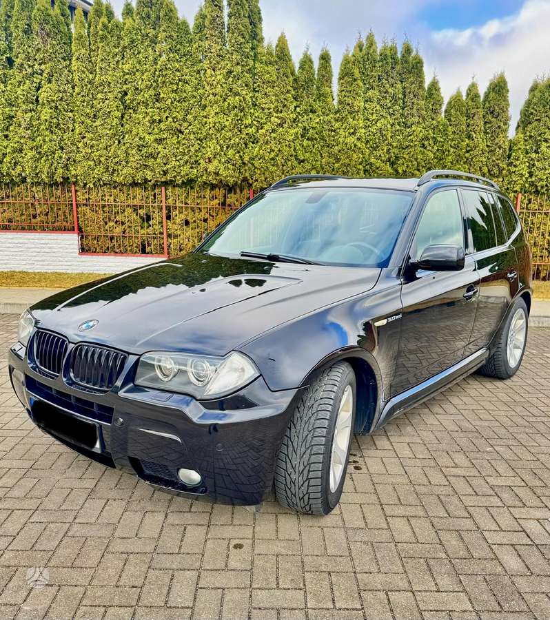 BMW X3 2008 — вигляд ззаду