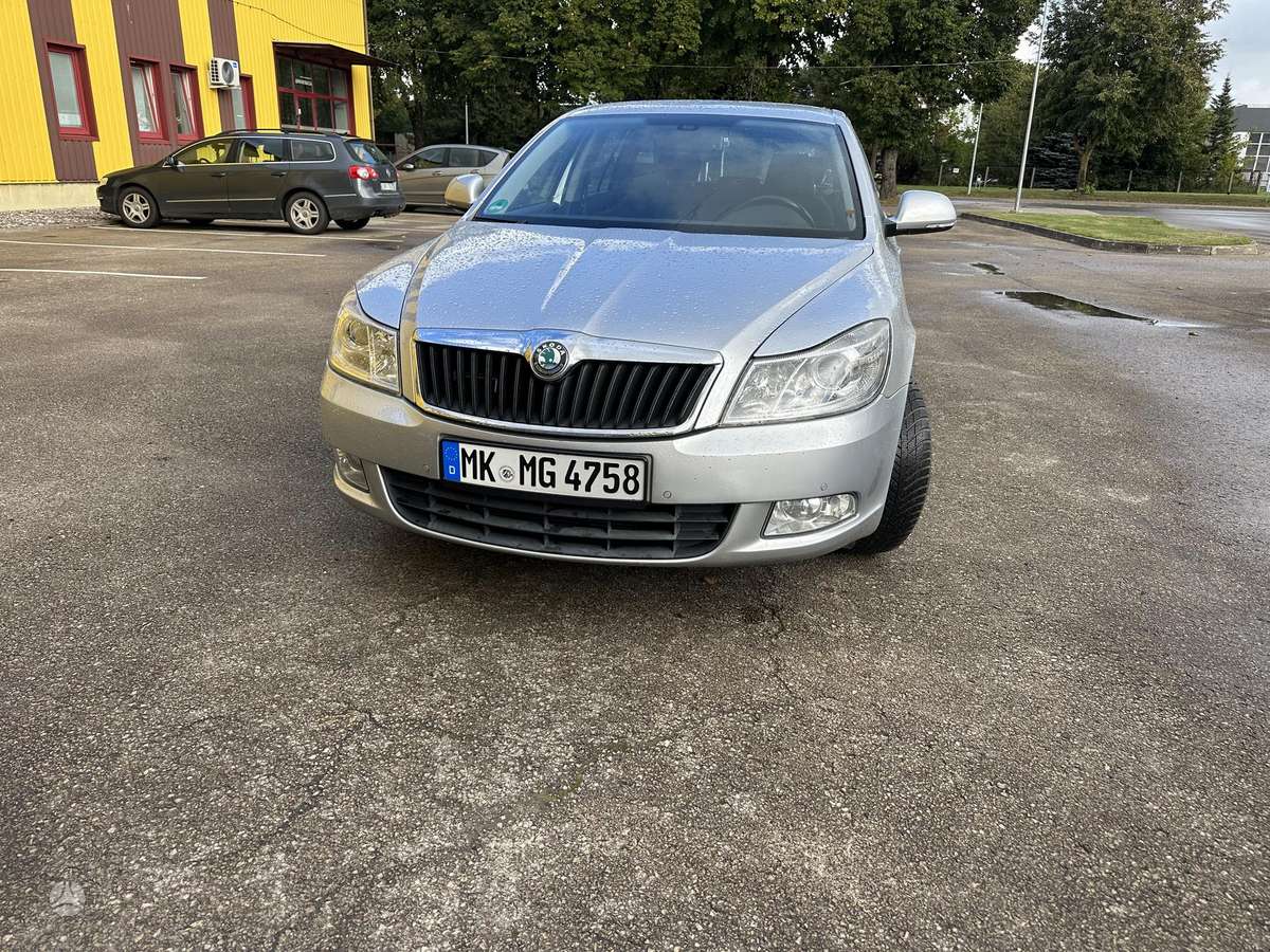 Skoda Octavia 2010 — rear view