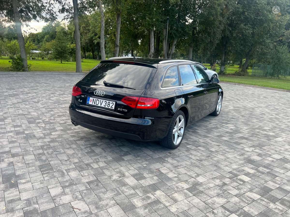 Audi A4 2010 — вигляд ззаду