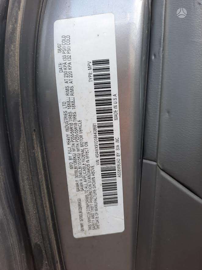Subaru Tribeca 2007 — photo 5