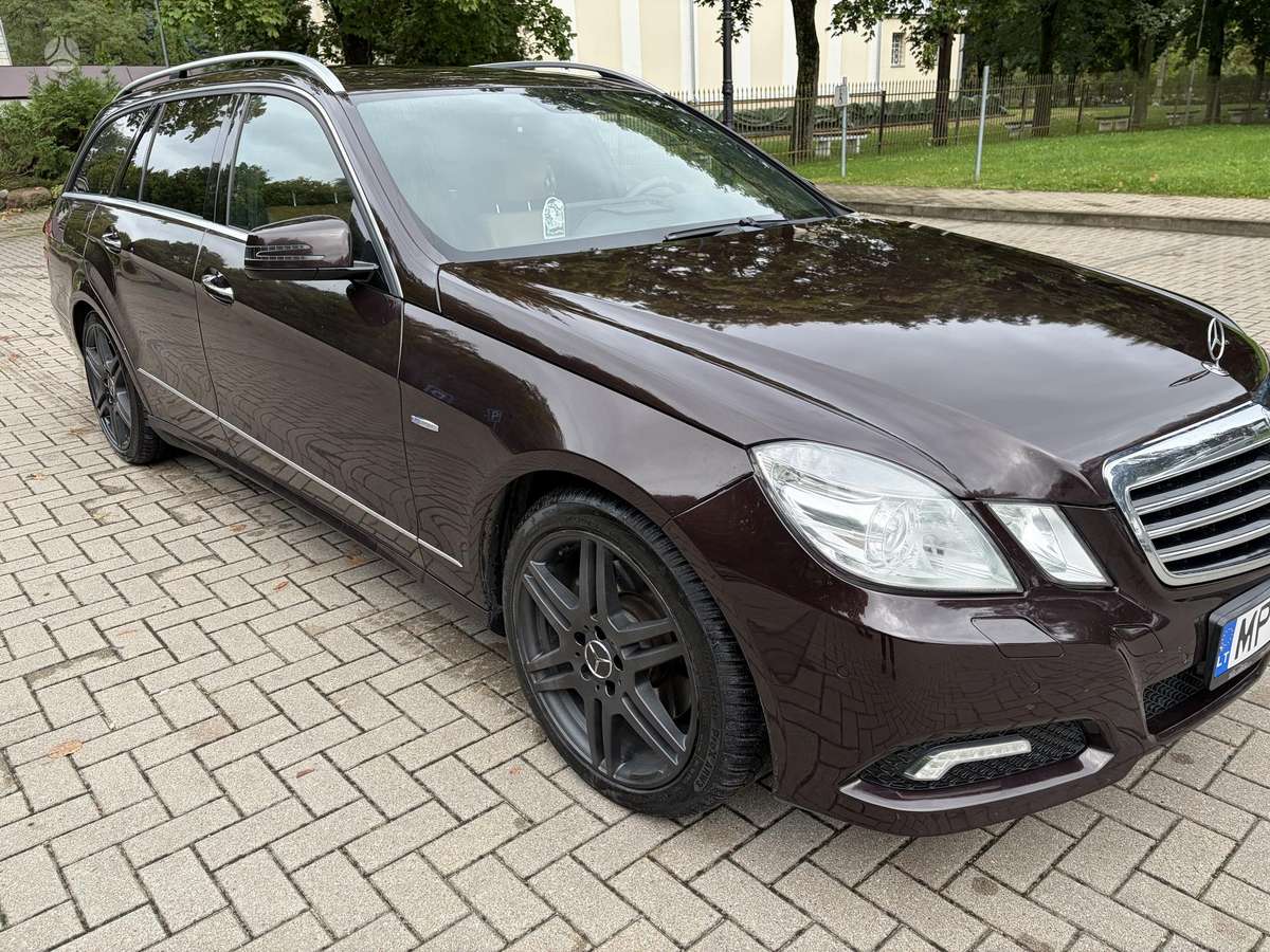 Mercedes-Benz E350 2009 — rear view