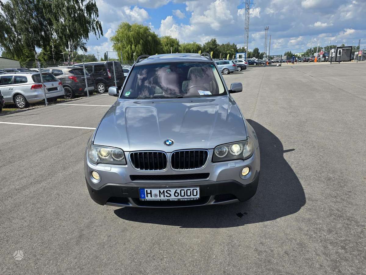 BMW X3 2008 — вигляд ззаду