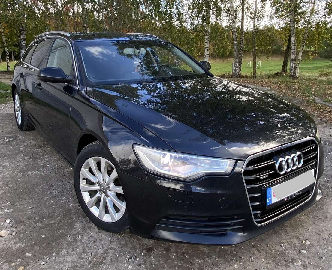 Audi A6 2014 — rear view