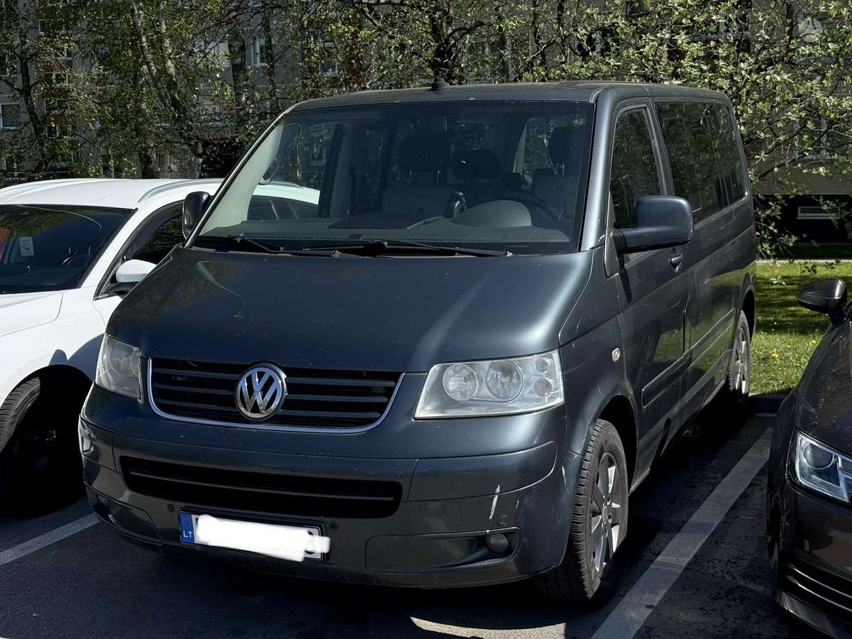 Volkswagen Multivan 2009 — вигляд ззаду